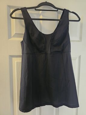 lululemon athletica Black Tank Slip Dress